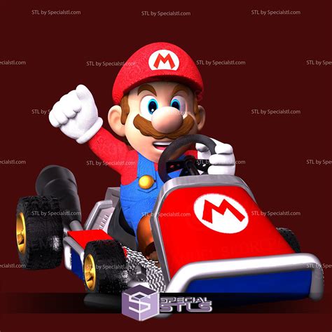 mario stl|mario kart stl.